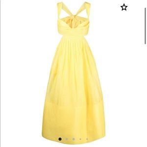 ZIMMERMANN Sunshine Botanica Bralette Gown Cocktail Dress